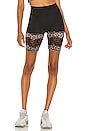 view 1 of 4 Lace French Cut Biker Short in Black