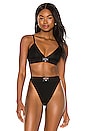 view 1 of 5 Triangle Bralette in Black