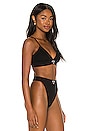 view 2 of 5 Triangle Bralette in Black