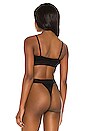 view 3 of 5 Triangle Bralette in Black
