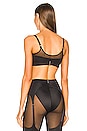 view 3 of 4 Garter Strap Bra in Black