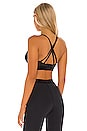 view 3 of 4 Bonded Active V Neck Bra in Black