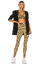 view 4 of 4 Bonded Active Legging in Honey Leopard