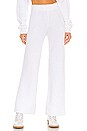 view 1 of 5 Sequin Rib Lounge Pant in White