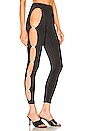 view 2 of 4 Crystal Cutout Legging in Black