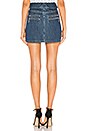 view 3 of 4 Foldover Mini Skirt in Denim