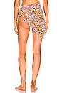 view 3 of 4 Mesh Mini Sarong in Retro Swirl