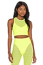 view 1 of 5 Racer Crop Top in Neon
