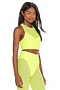view 2 of 5 Racer Crop Top in Neon