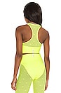 view 3 of 5 Racer Crop Top in Neon