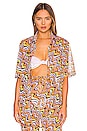 view 1 of 5 CAMISA VACATION in Retro Swirl