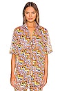 view 2 of 5 CAMISA VACATION in Retro Swirl