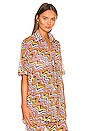 view 3 of 5 CAMISA VACATION in Retro Swirl