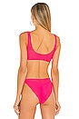 view 3 of 4 x REVOLVE Waves Bikini Top in Ultra Pink