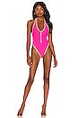 view 1 of 3 x REVOLVE High Dive One-Piece in Ultra Pink/Mango
