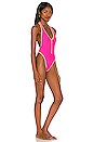 view 2 of 3 x REVOLVE High Dive One-Piece in Ultra Pink/Mango