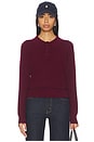 view 1 of 4 Tove Cashmere Polo in Burgundy