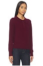 view 2 of 4 Tove Cashmere Polo in Burgundy