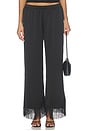 view 1 of 6 Blair Fringe Pants in Black