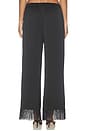 view 5 of 6 Blair Fringe Pants in Black