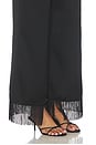 view 7 of 6 Blair Fringe Pants in Black