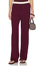 view 1 of 6 Tove Layered Pant in Burgundy