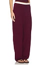 view 2 of 6 Tove Layered Pant in Burgundy