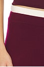 view 6 of 6 Tove Layered Pant in Burgundy