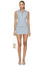 view 4 of 5 Kaia Vest in Light Blue Stripe