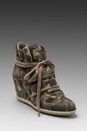 view 1 of 4 Bea Wedge Sneaker in Military/Topo in Military & Topo