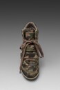 view 4 of 4 Bea Wedge Sneaker in Military/Topo in Military & Topo