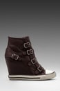 view 2 of 4 United Wedge Buckle Sneaker in Prune