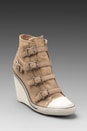 view 1 of 4 Thelma Wedge Buckle Sneaker in Clay