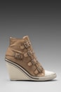 view 2 of 4 Thelma Wedge Buckle Sneaker in Clay