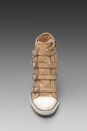 view 4 of 4 Thelma Wedge Buckle Sneaker in Clay
