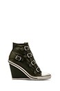 view 1 of 4 Thelma Wedge Buckle Sneaker in Military