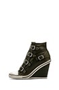 view 2 of 4 Thelma Wedge Buckle Sneaker in Military