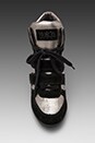 view 3 of 5 Bea Wedge Sneaker in Black/Piombo in Black & Piombo