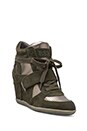 view 2 of 5 Bowie Wedge Sneaker in Military/Piombo in Military & Piombo