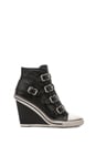 view 1 of 5 Thelma Wedge Sneaker in Black