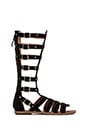 view 1 of 5 Nymphea Gladiator Sandal in Black
