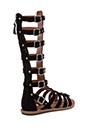 view 4 of 5 Nymphea Gladiator Sandal in Black