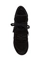 view 3 of 5 Bowie Calf Suede Sneaker Wedge in Black