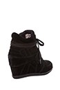 view 4 of 5 Bowie Calf Suede Sneaker Wedge in Black