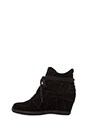 view 5 of 5 Bowie Calf Suede Sneaker Wedge in Black