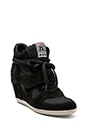 view 2 of 5 Bowie Wedge Sneaker in Black