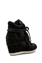 view 4 of 5 Bowie Wedge Sneaker in Black