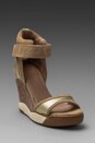 view 1 of 5 Eloise Bis Wedge Sandal в цвете Platine/Chamois/Vison in Platine & Chamois & Vison