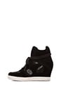 view 5 of 5 Cool Mesh Wedge Sneaker in Black/Black in Black & Black