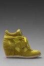 view 2 of 5 Bowie Wedge Sneaker in Lemon